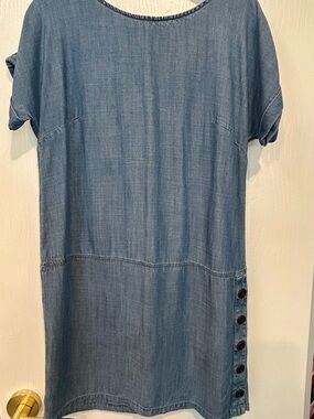 Banana Republic Blue Chambray Shift Dress